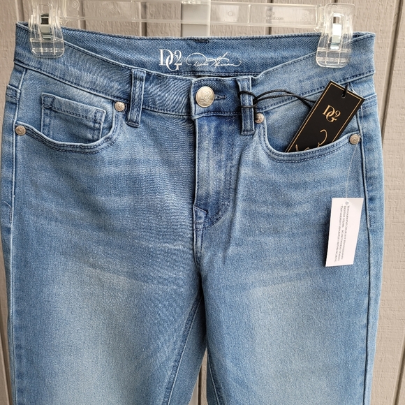DG2 | Stretch Straight Leg Jeans NEW 2/SHORT faded blue - Picture 4 of 13
